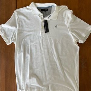 Banana Republic White Polo XL